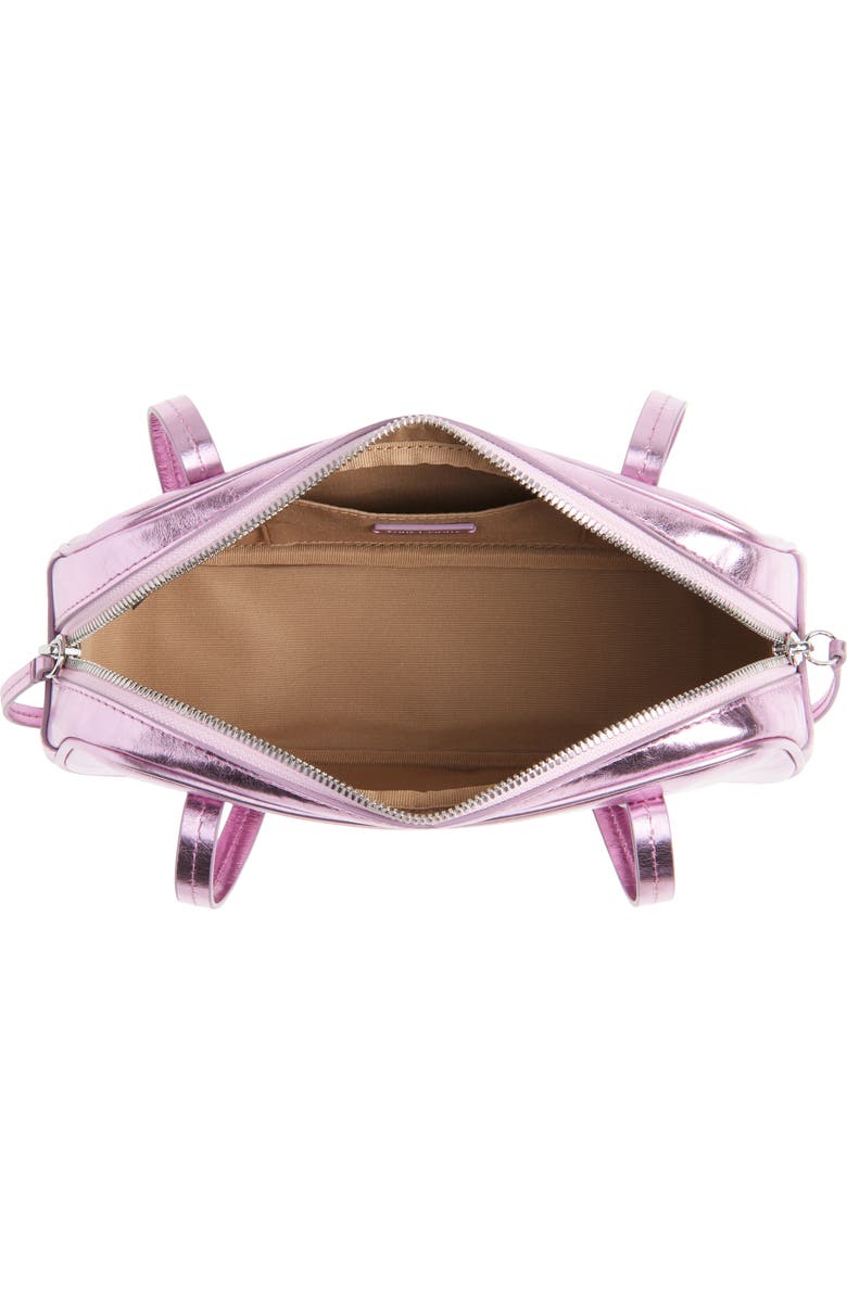 Sandy Liang Twin Metallic Leather Shoulder Bag, Alternate, color,