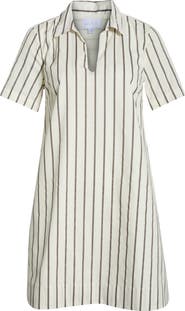 SUGARLIPS Kamara Stripe Cotton Shirtdress