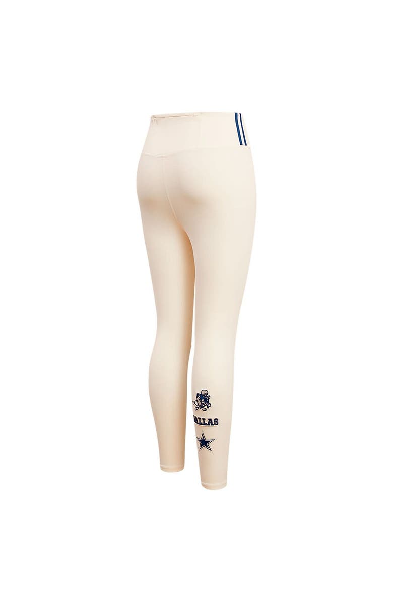 PRO STANDARD Women's Pro Standard Cream Dallas Cowboys Retro Classic Jersey Leggings, Alternate, color,