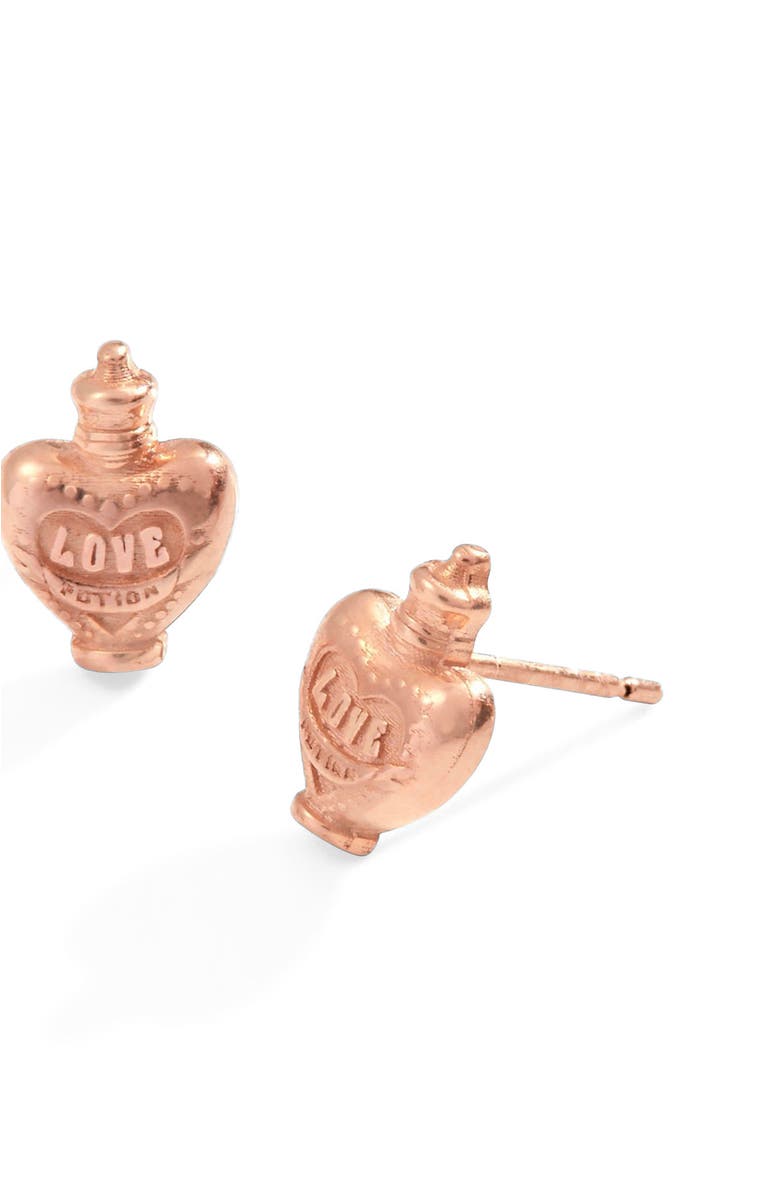 Alex and Ani Harry Potter<sup>™</sup> Love Potion Stud Earrings, Main, color,