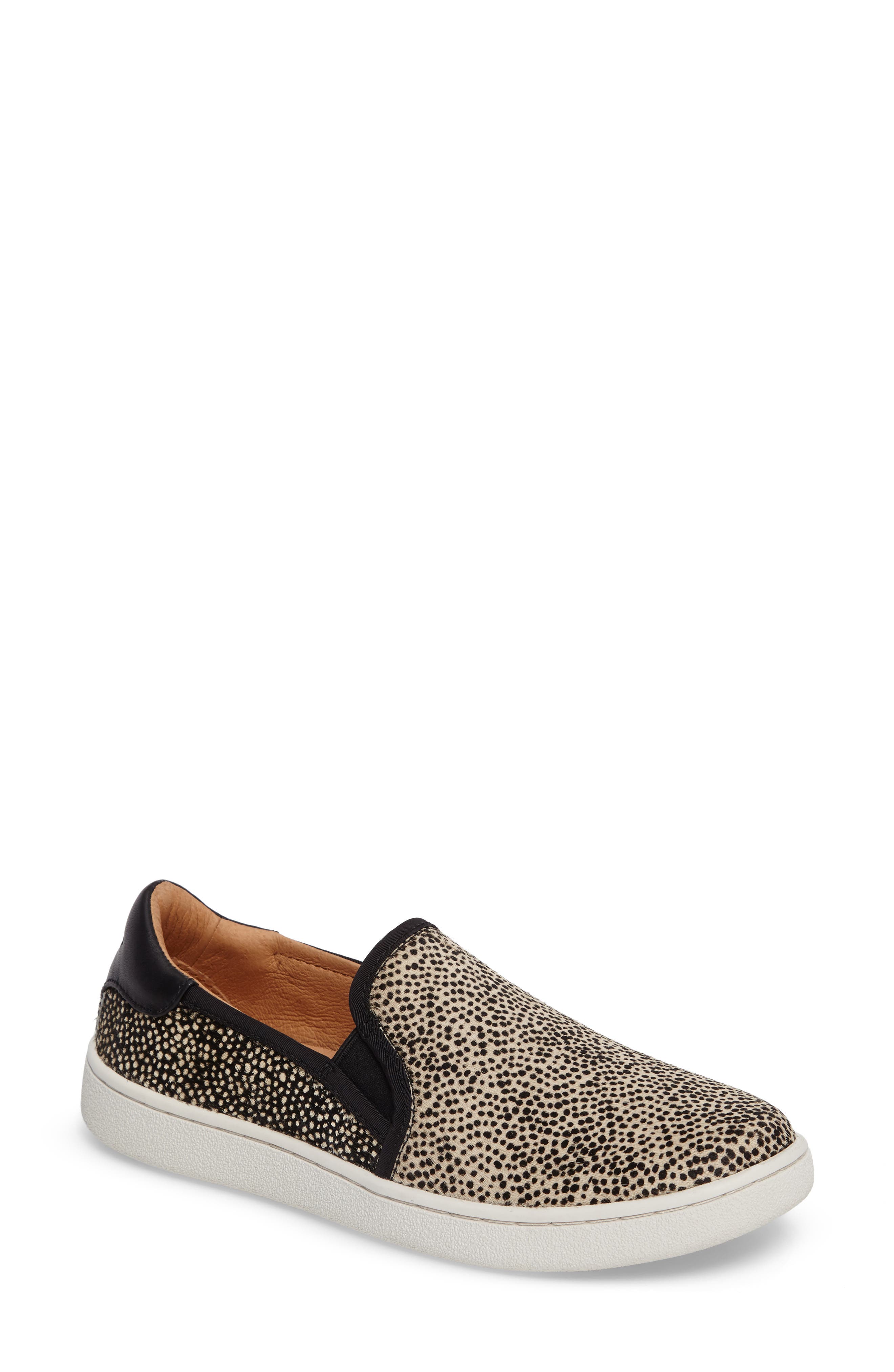 UGG<sup>®</sup> Cas Exotic Genuine Calf Hair Slip-On Sneaker, Main, color, 