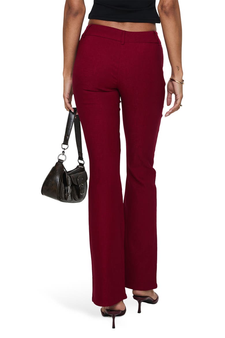 Kinkirk Flare Pants, Alternate, color, BURGUNDY