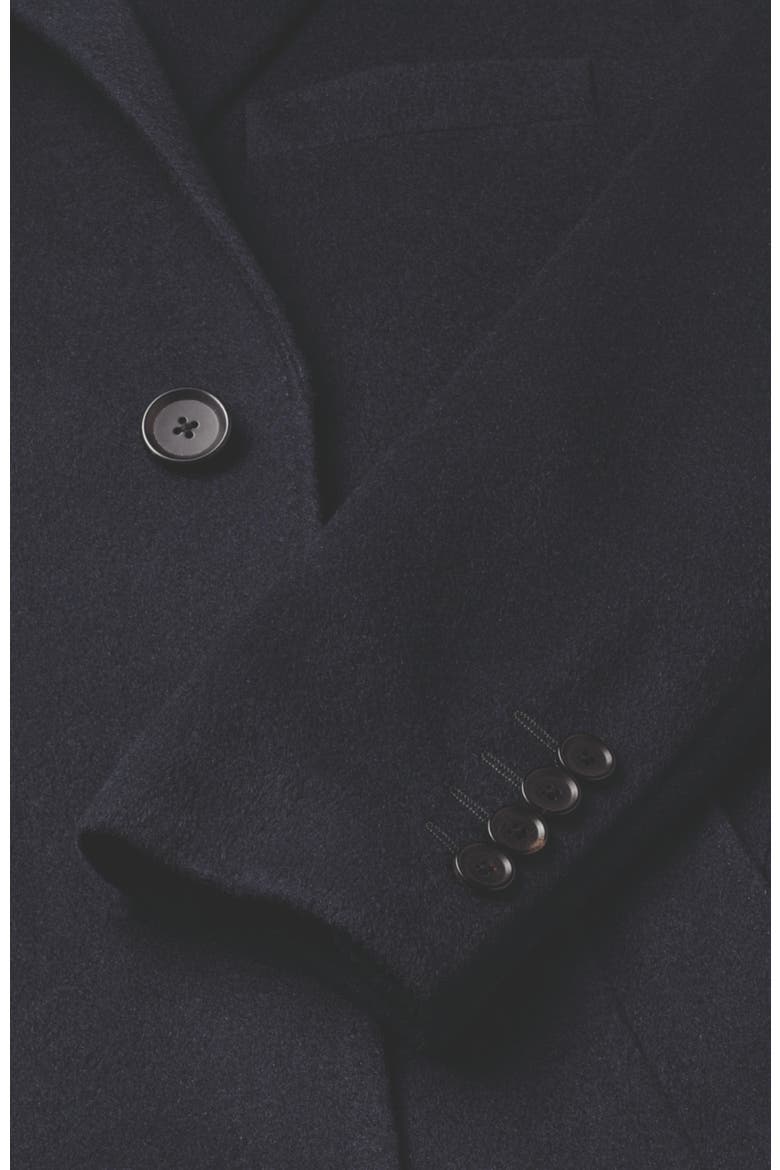 Pure Wool Overcoat, Alternate, color, Navy