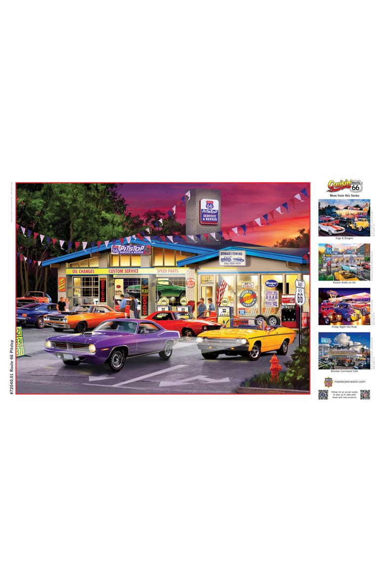 Pitstop 1000 Piece Jigsaw Puzzle, Alternate, color, Multicolor
