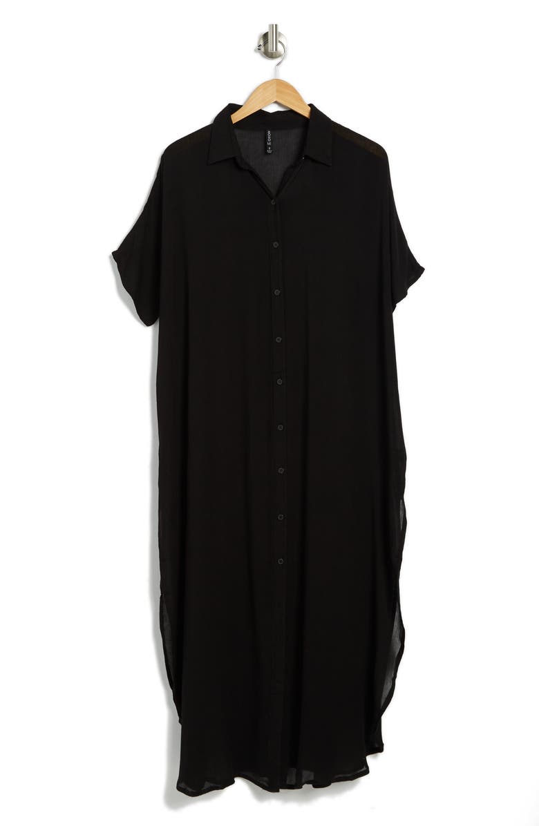 Long Shirt Cover-Up Dress