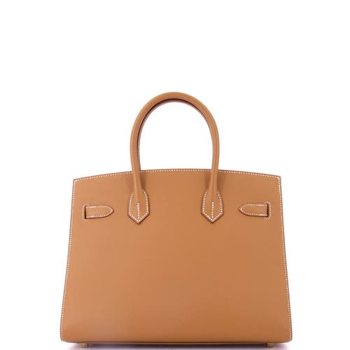 Pre-owned Hermes Hermes Birkin Sellier Bag Brown Epsom With Gold Hardware 30 In Gold