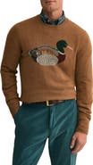 Brooks Brothers Mallard Intarsia Wool Sweater