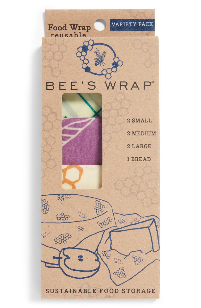 Bee's Wrap Food Storage Wraps Variety Pack, Alternate, color, 