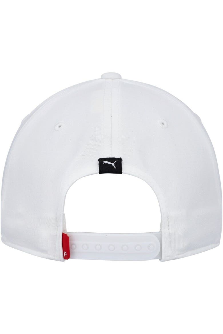 Men's Puma White 3M Open Golf x Hoops Adjustable Hat, Alternate, color, White