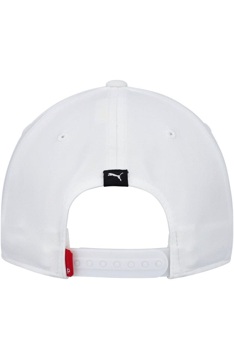PUMA Men's Puma White 3M Open Golf x Hoops Adjustable Hat, Alternate, color, White