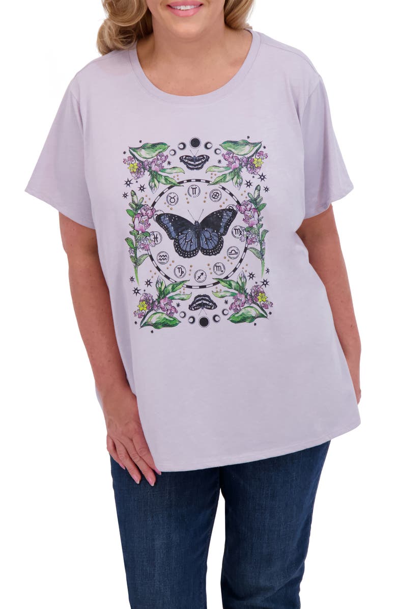Lucky Brand Butterfly Graphic T-Shirt, Main, color,