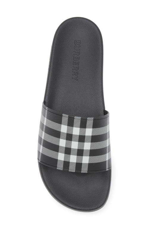 Burberry Furley Check Slide Sandal In Calico Check