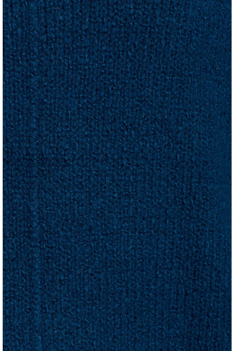 Fuzzy Side Slit Sweater, Alternate, color, BLUE AURORA