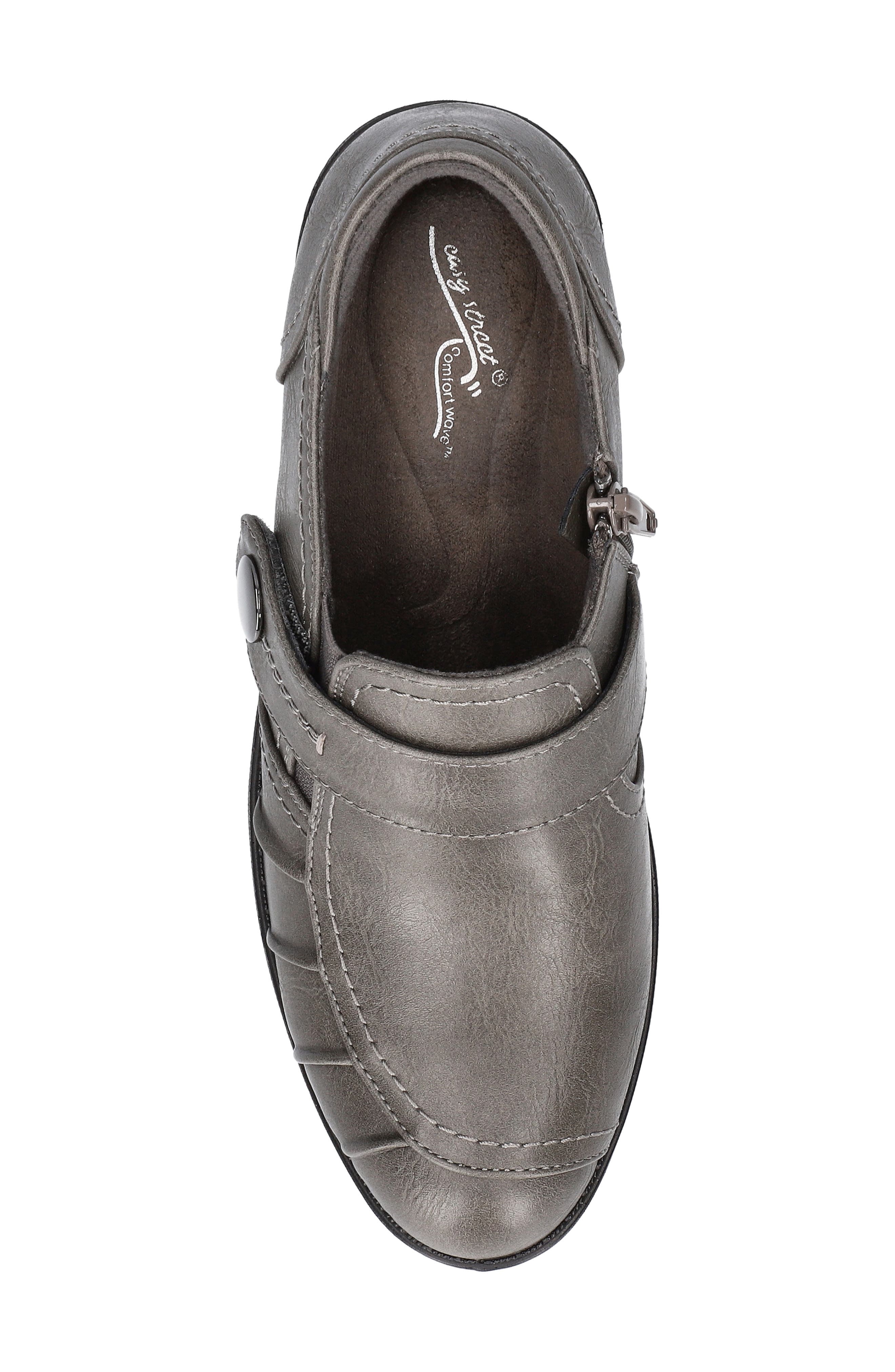 EASY STREET Ballad Block Heel Loafer, Alternate, color, Grey