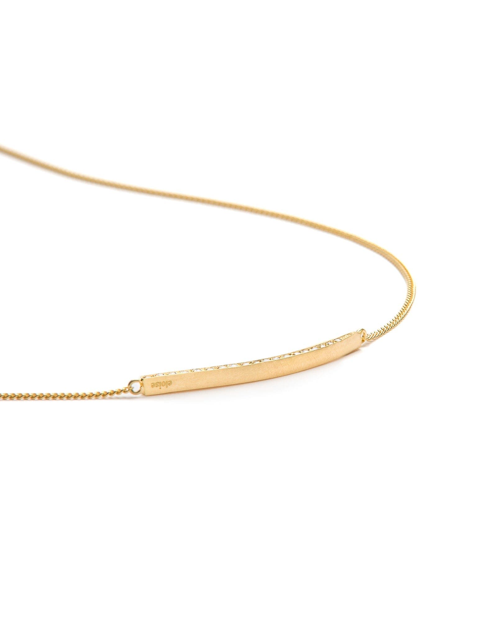 Eloise Jewelry Crescent Moon Necklace Ruby (Women) | Nordstrom