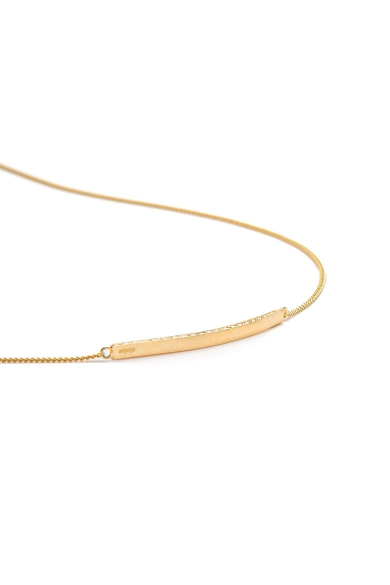 Crescent Moon Necklace Ruby, Alternate, color, Ruby