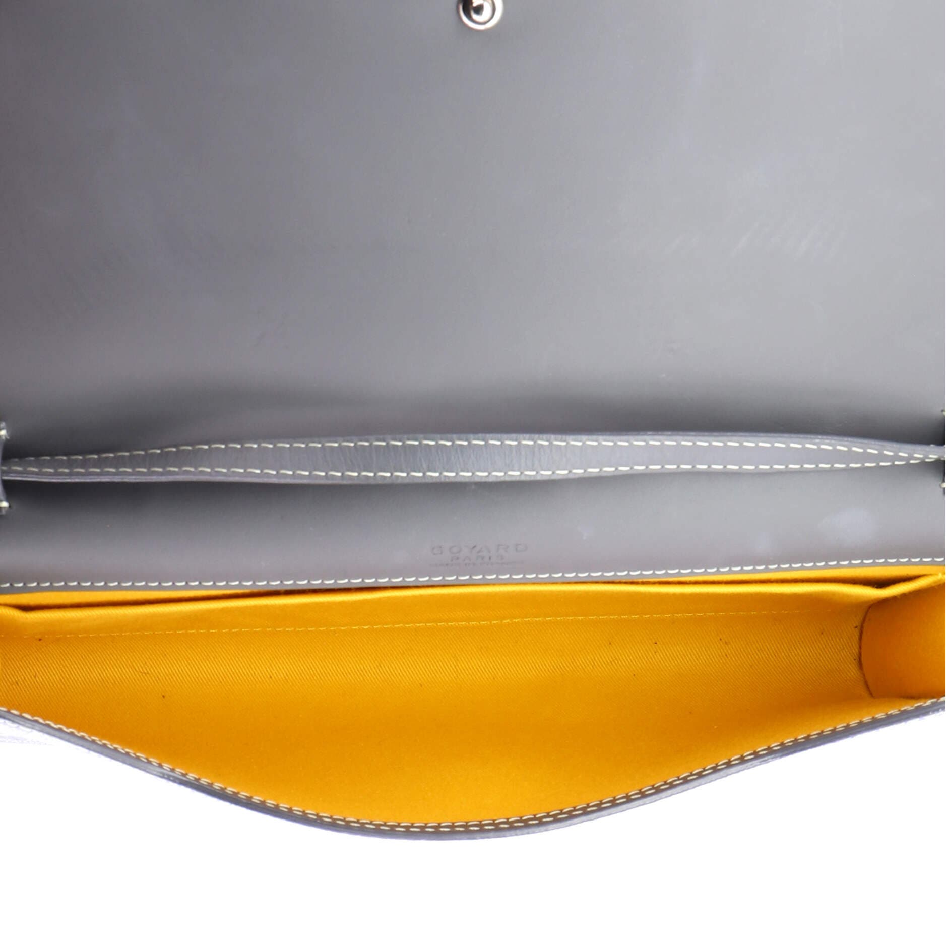 Monte Carlo Clutch with Strap Coated Canvas PM, Alternate, color, Grey