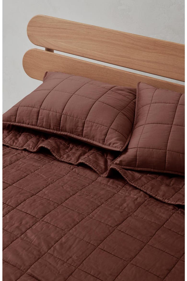 Organic Quilt, Alternate, color, Sienna