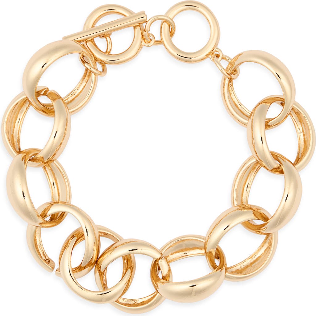 Leith Linked Line Bracelet in Gold at Nordstrom Rack