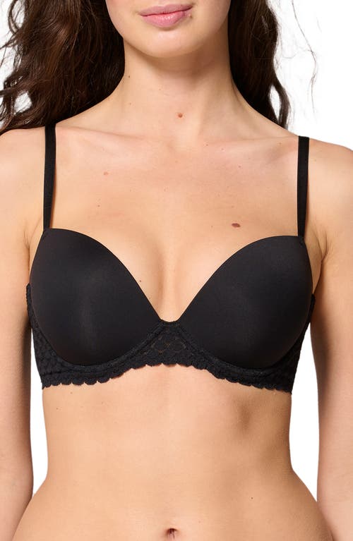 Simone Perele Subtile Underwire Push-up Bra In Black