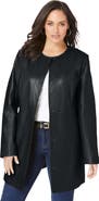 Jessica London Three Quarter Leather Jacket