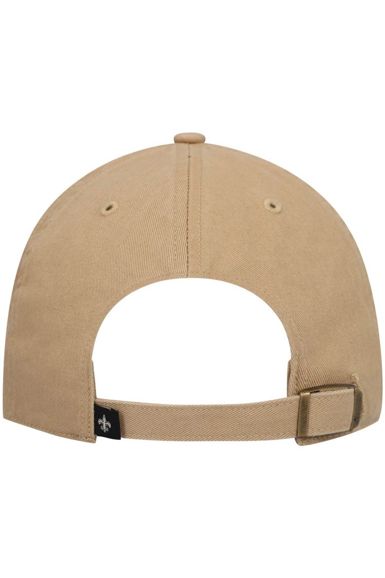 Men's '47 Khaki New Orleans Saints Secondary Clean Up Adjustable Hat, Alternate, color, Khaki