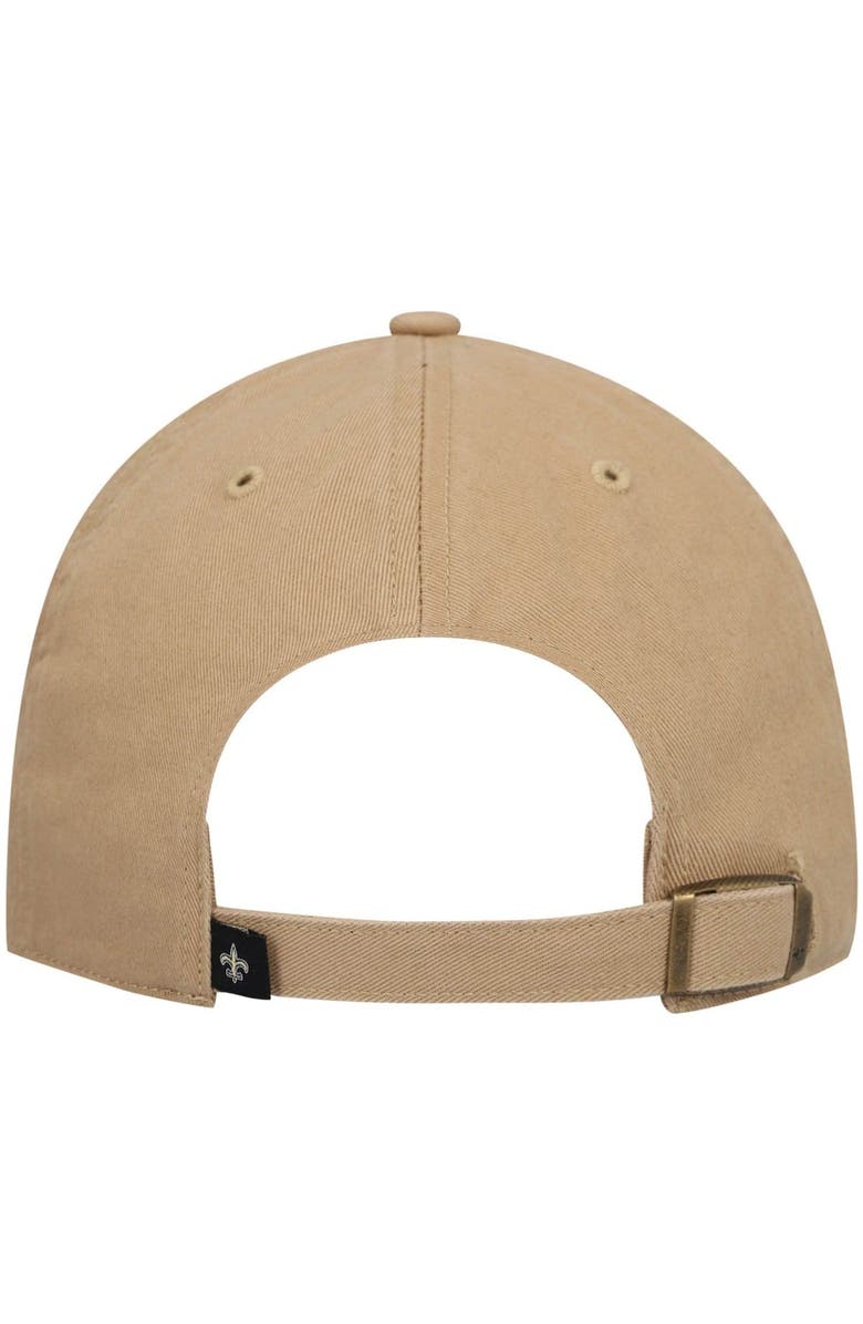 '47 Men's '47 Khaki New Orleans Saints Secondary Clean Up Adjustable Hat, Alternate, color, Khaki