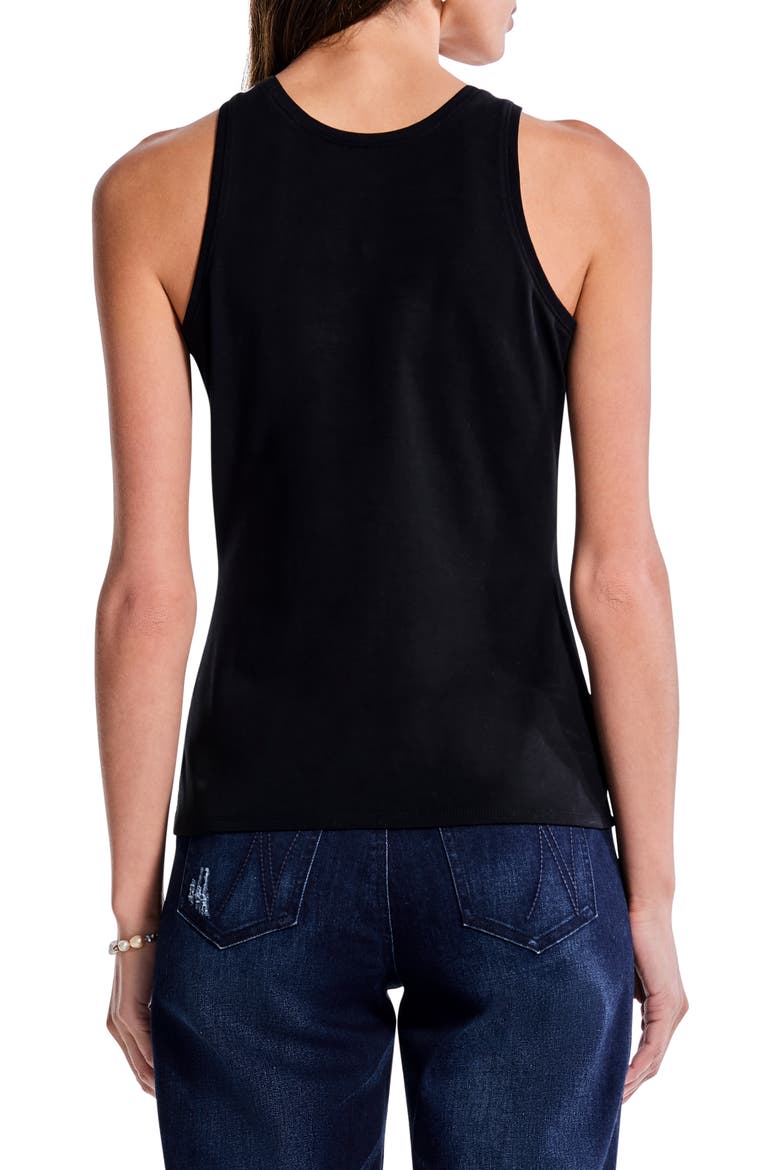 Perfect High Neck Tank, Alternate, color, BLACK ONYX