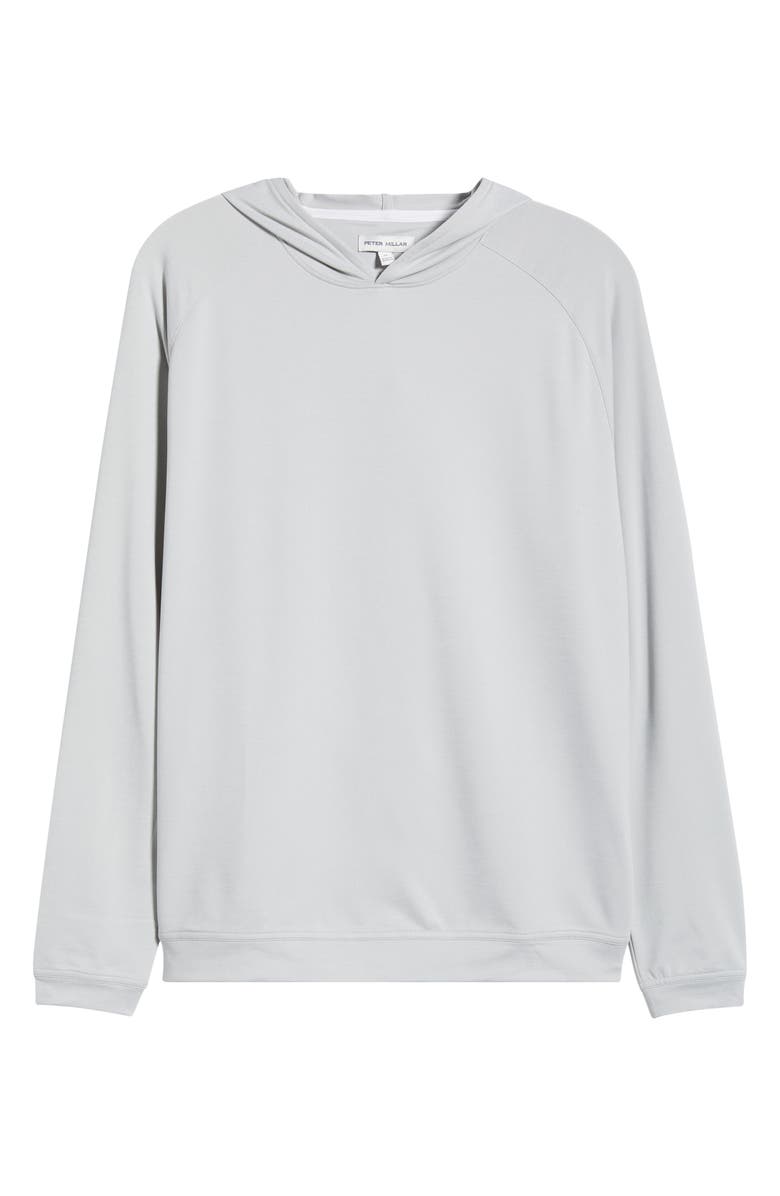 Peter Millar Pine Performance Hoodie, Alternate, color, British Grey