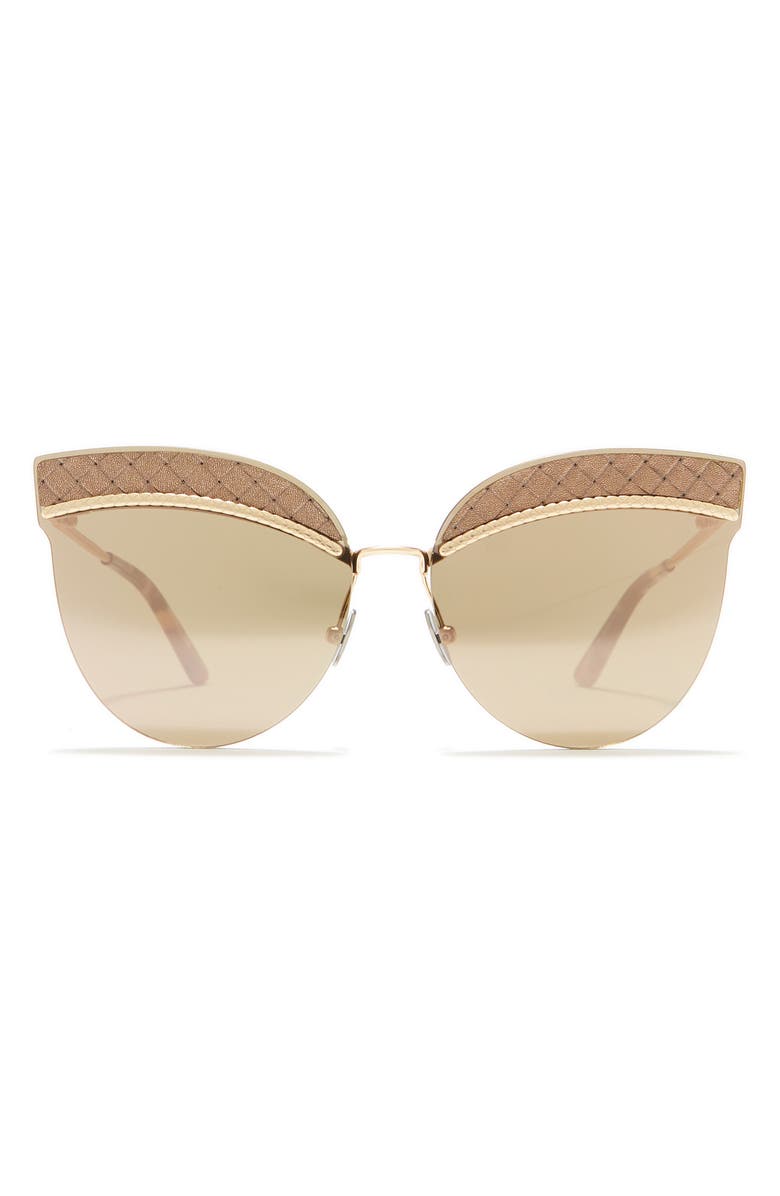 Bottega Veneta 64mm Cat Eye Sunglasses, Main, color,