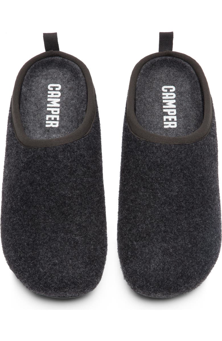 Camper Wabi Wool Slipper, Alternate, color, Dark Grey
