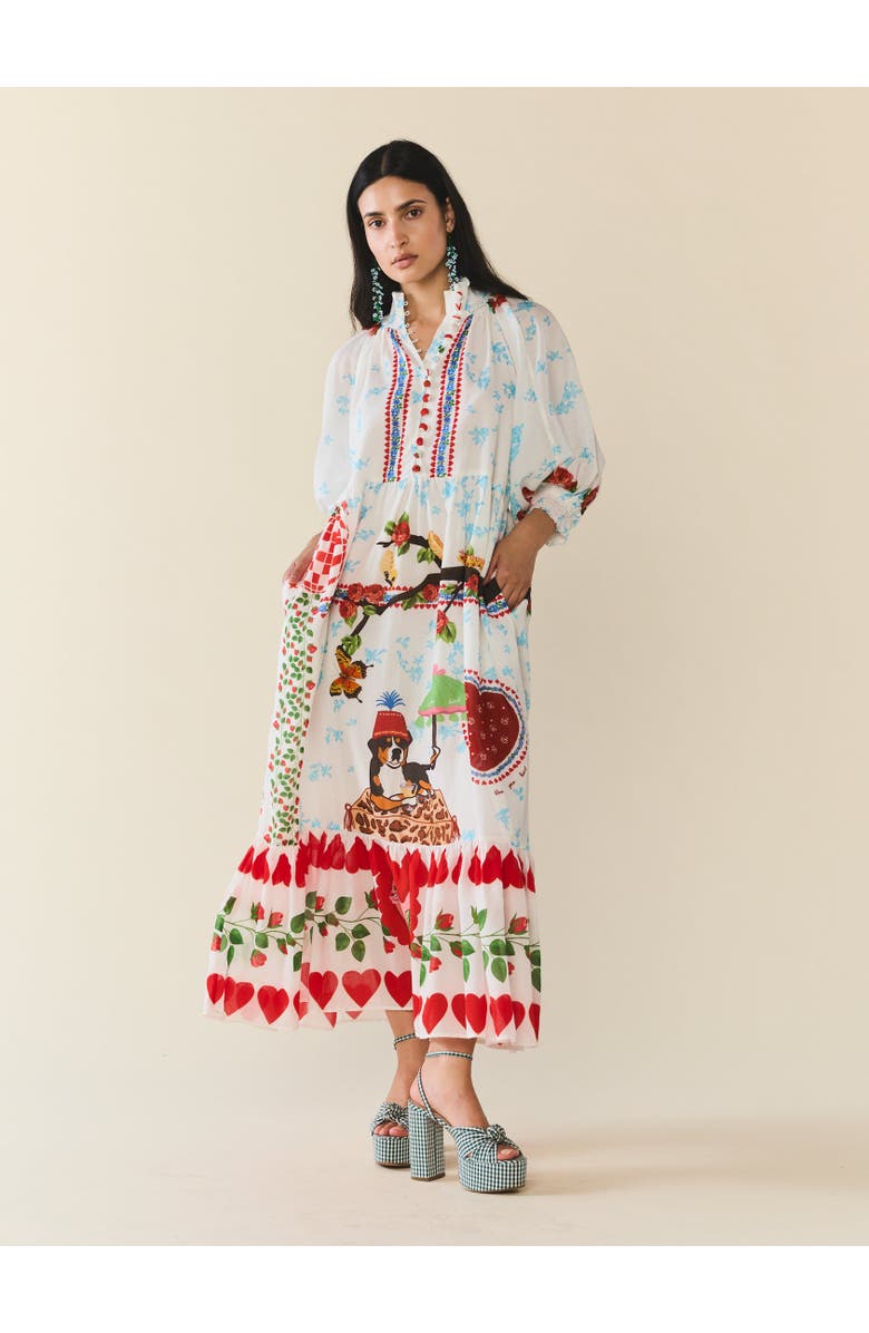 Eddy Eliza Dress, Main, color, Alfie White