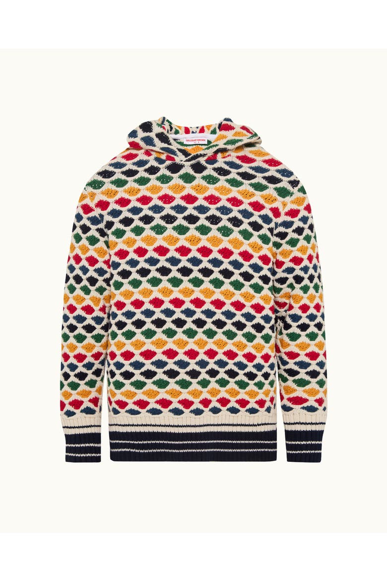 Kirk Relaxed-Fit Hoodie Relaxed-Fit Knitwear, Alternate, color, MULTI