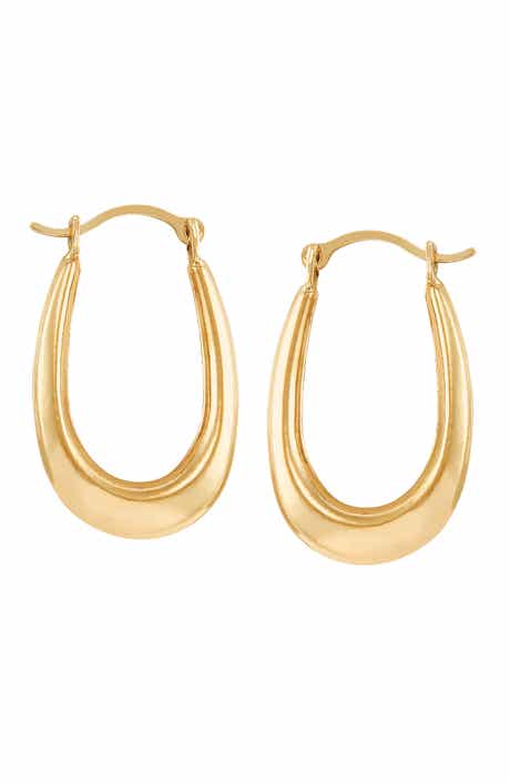 Frankie & Zoe 5mm Oval Hoop Earrings