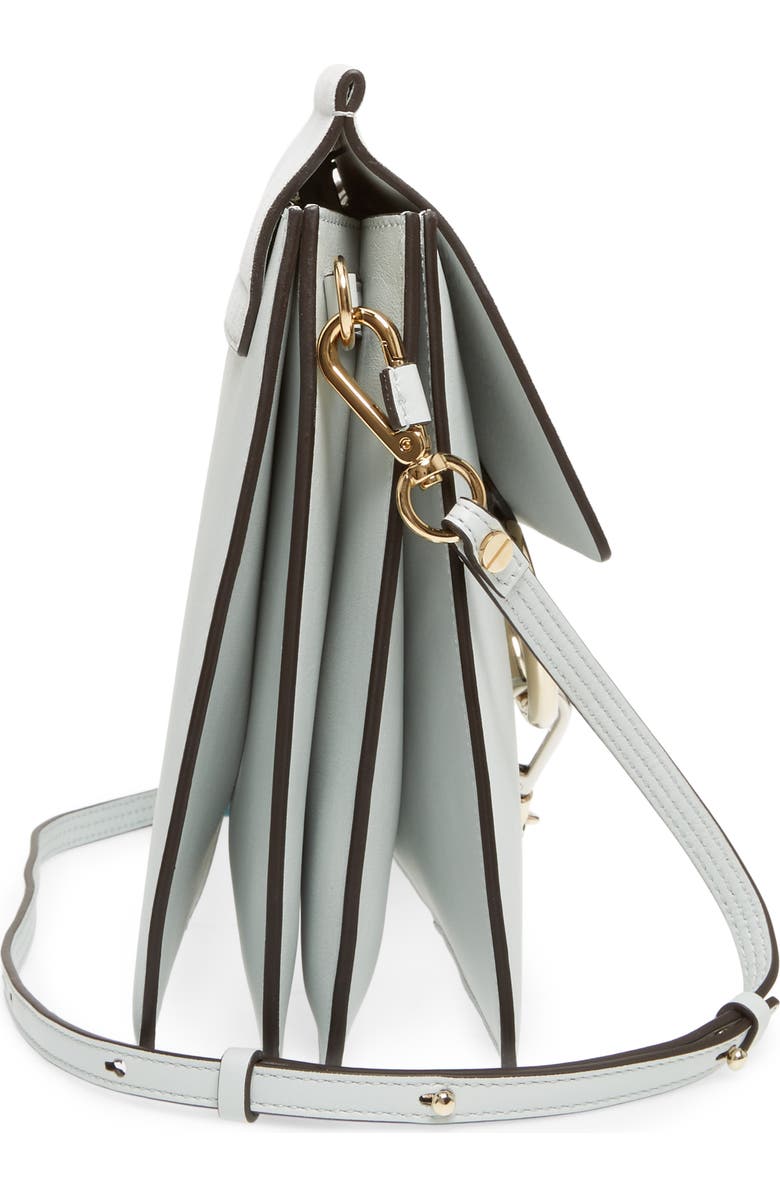 Chloé Faye Calfskin Suede & Leather Shoulder Bag, Alternate, color,