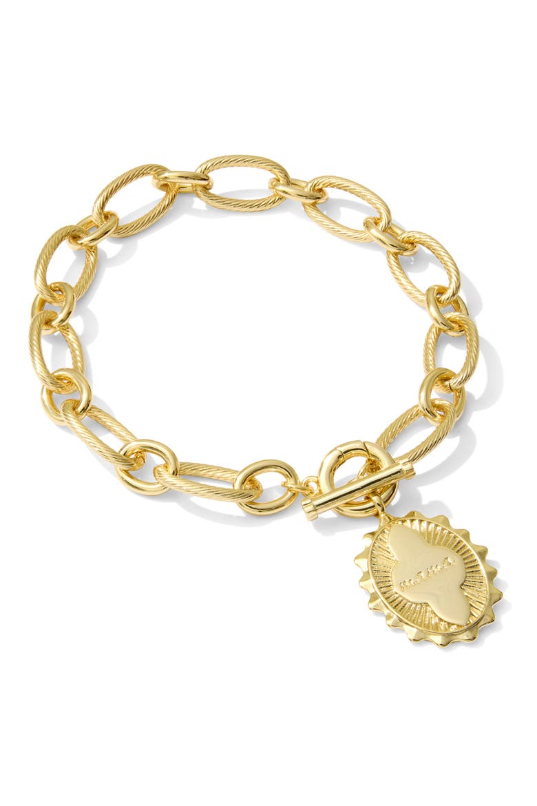 Mama Charm Bracelet, Main, color, GOLD METAL