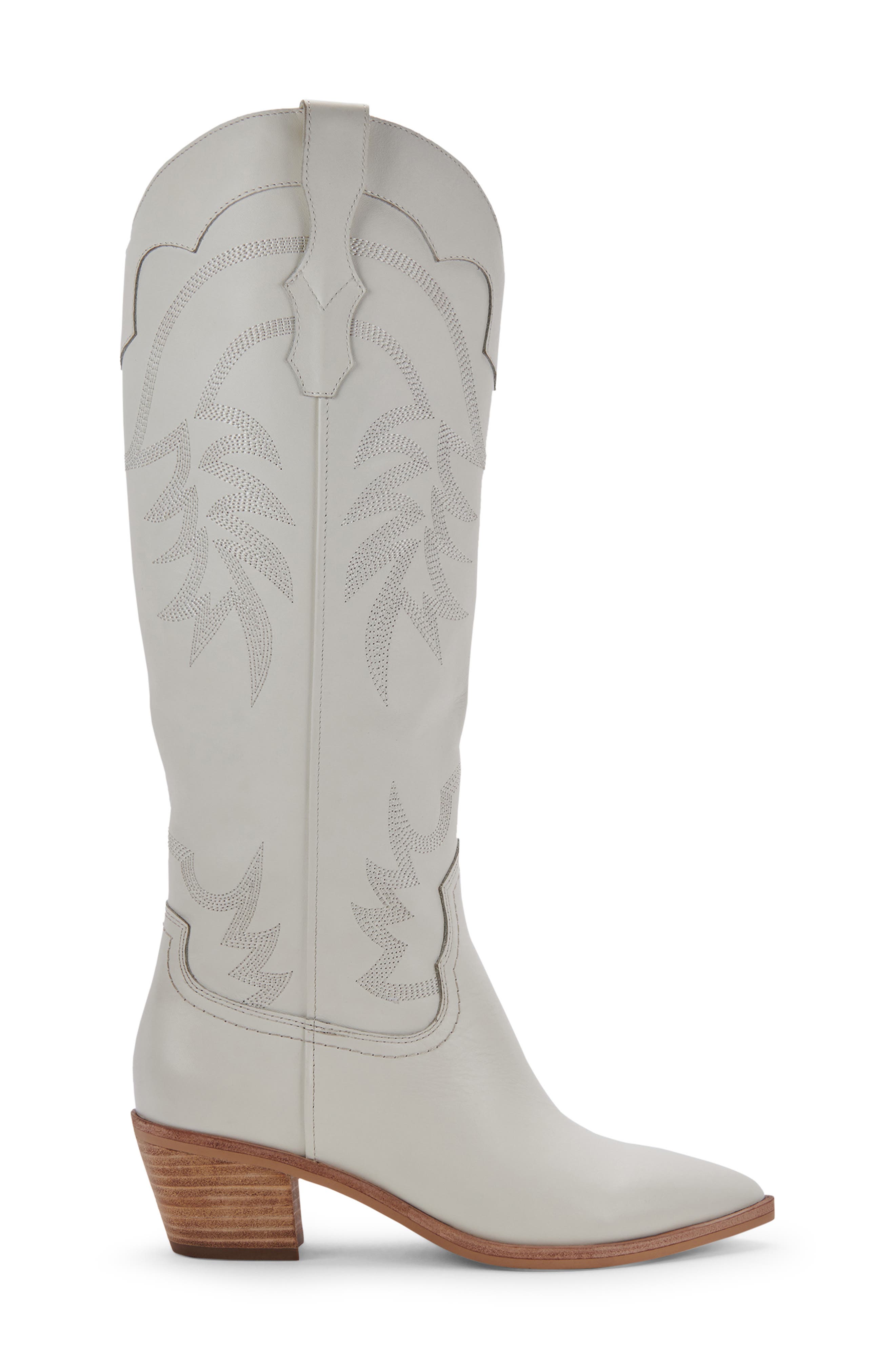 Solida Western Boot, Alternate, color, OFF WHITE LEATHER