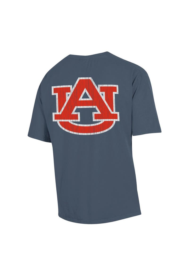 Men's Comfort Wash Steel Auburn Tigers Vintage Logo T-Shirt, Alternate, color, Steel