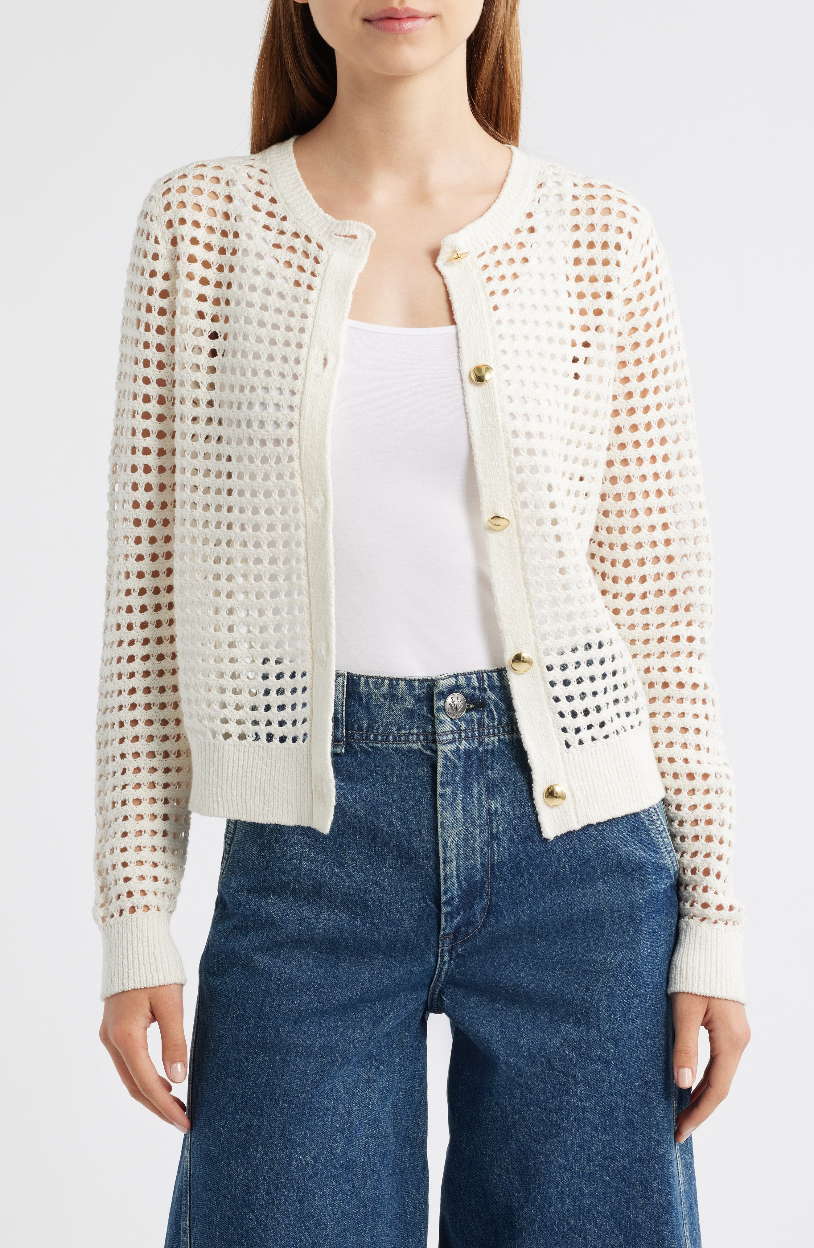Ezra Open Stitch Cardigan