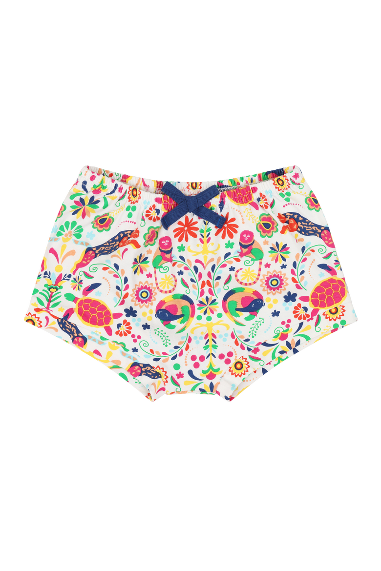 Suave Baby Tee and Bloomer Shorts Set, Alternate, color, Animal Arabesque