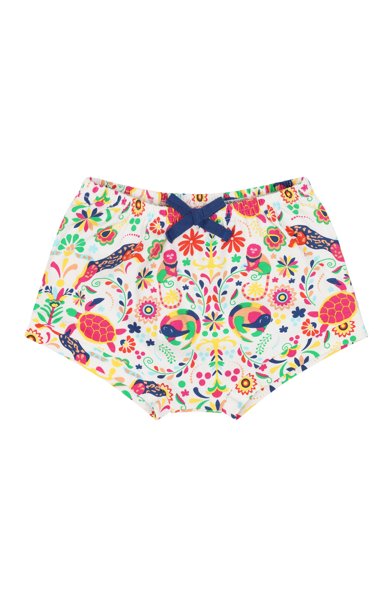 Mixed Up Clothing Suave Baby Tee and Bloomer Shorts Set, Alternate, color, Animal Arabesque