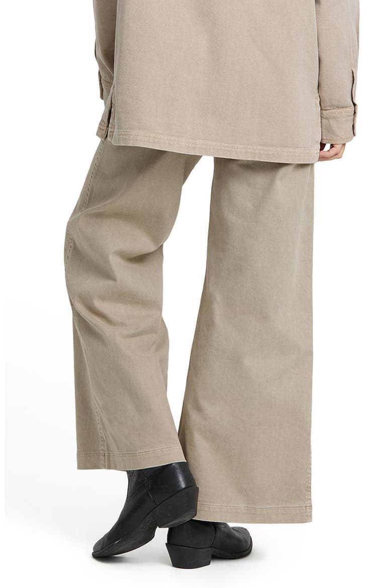 Rival High Waist Wide Leg Jeans, Alternate, color, COBBLESTONE