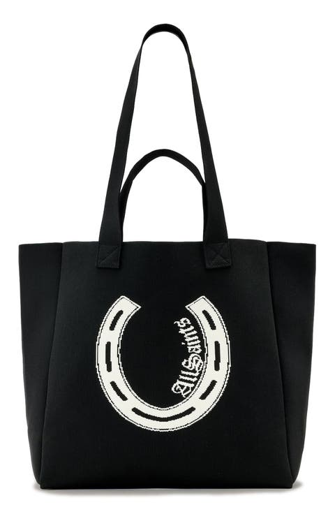 Izzy Horseshoe Canvas Tote