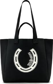 AllSaints Izzy Horseshoe Canvas Tote