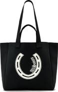 AllSaints Izzy Horseshoe Canvas Tote