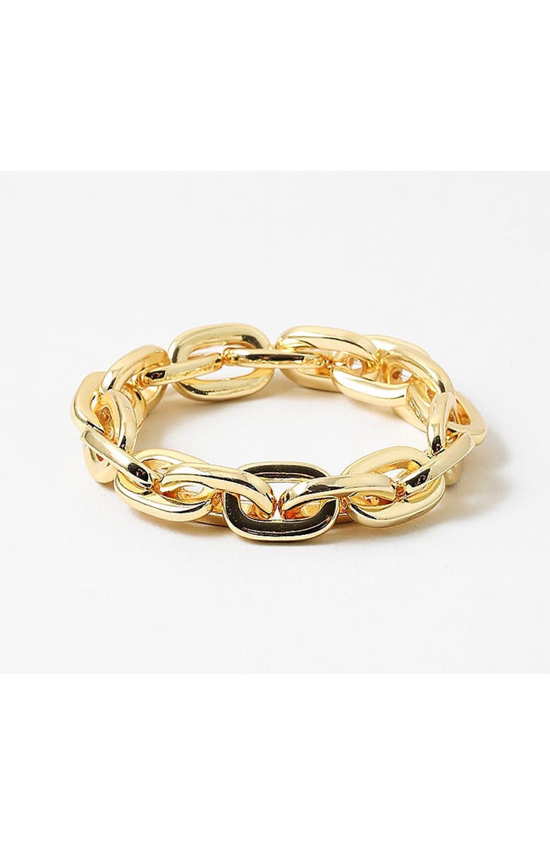 Erin McDermott Jewelry Gold Link Bracelet, Main, color, Gold