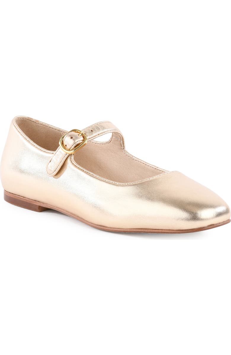 Seychelles Shea Ballet Flat, Main, color, Light Gold