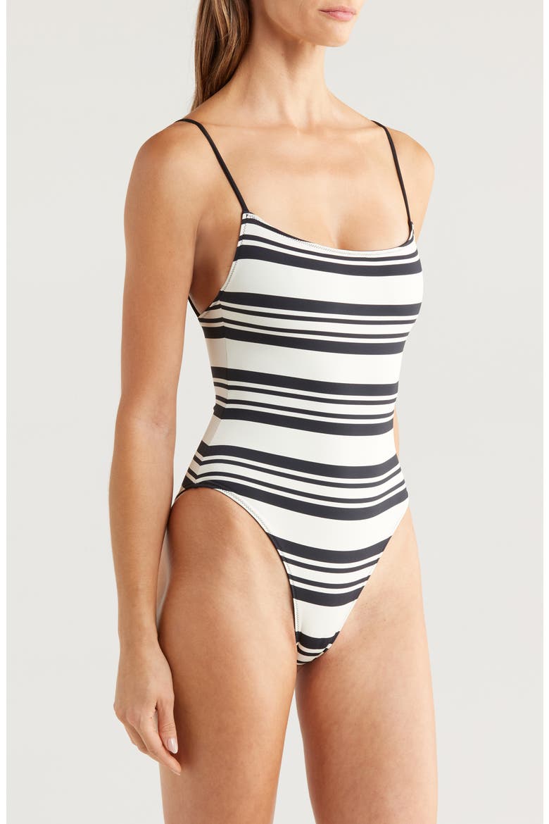 The Renna Reversible One-Piece Swimsuit, Alternate, color, NOIR