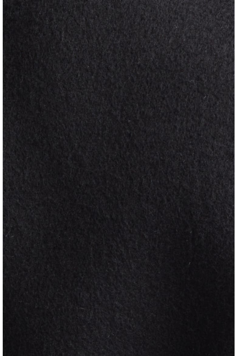 Long Cashmere & Wool Corset Coat, Alternate, color, BLACK