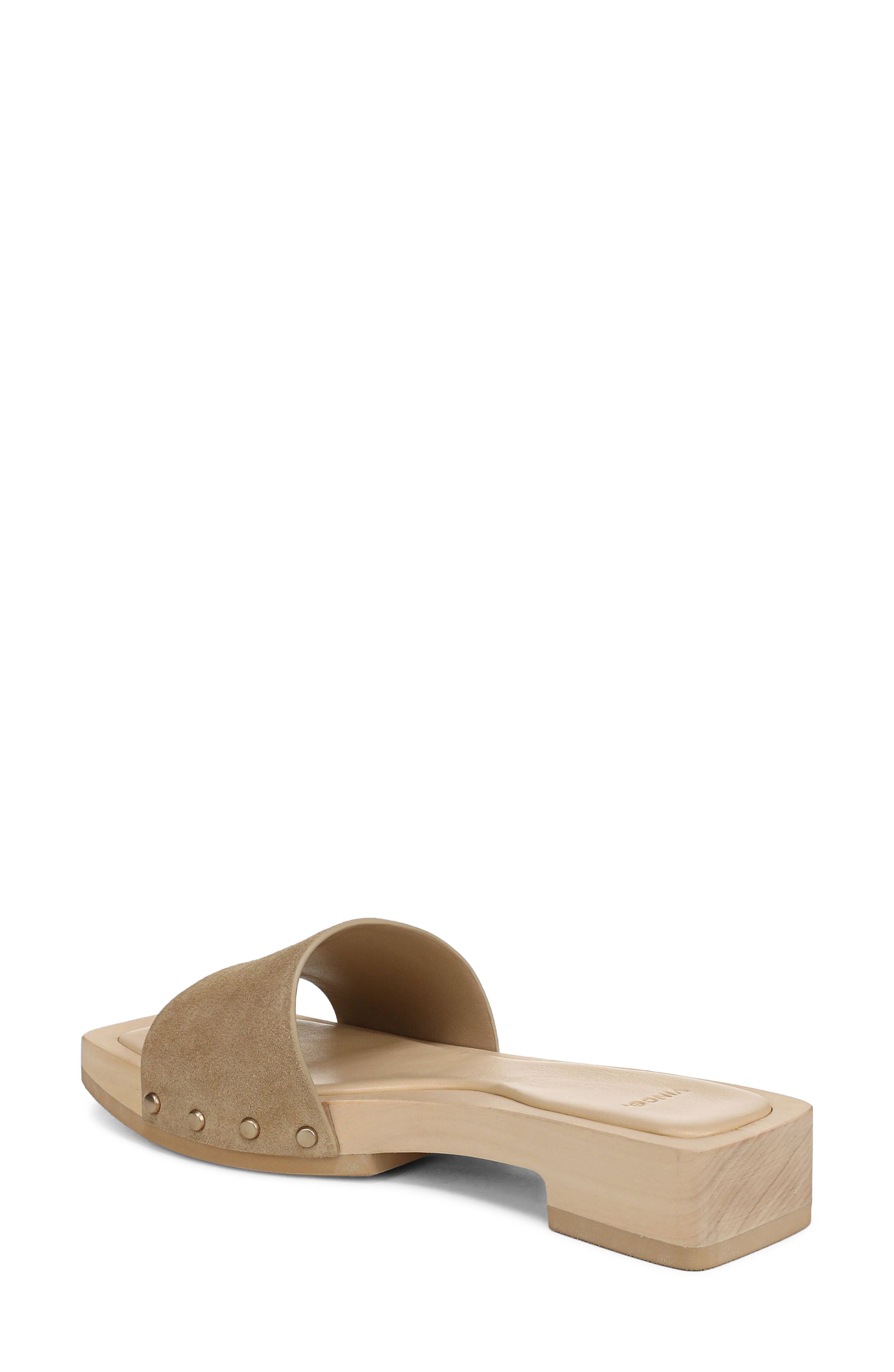 Vince Barbara Slide Sandal, Alternate, color, Wheat